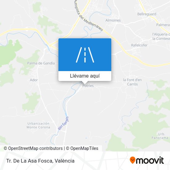 Mapa Tr. De La Asa Fosca