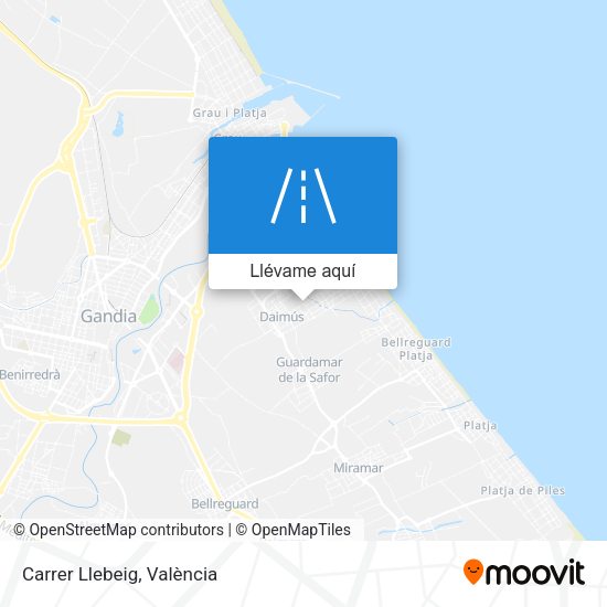 Mapa Carrer Llebeig