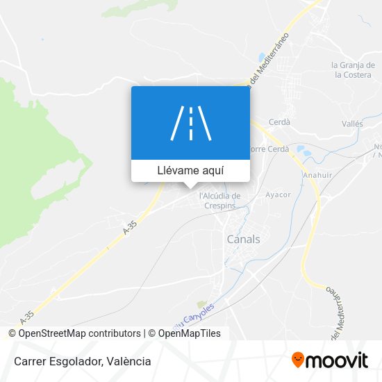 Mapa Carrer Esgolador
