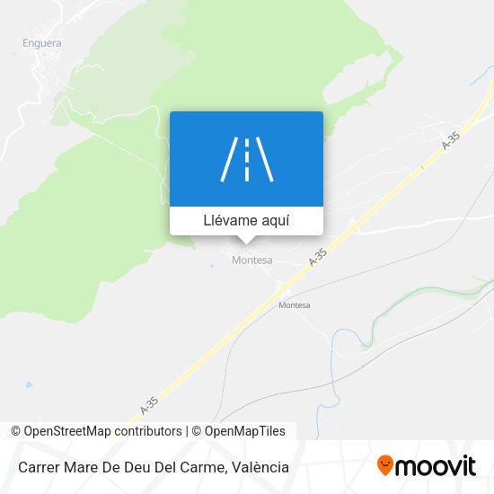 Mapa Carrer Mare De Deu Del Carme
