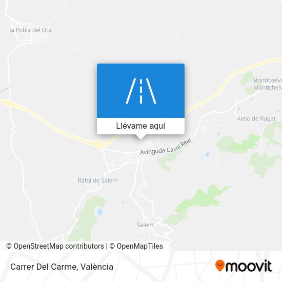 Mapa Carrer Del Carme