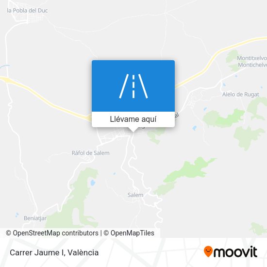 Mapa Carrer Jaume I