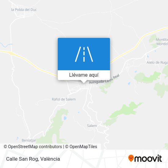 Mapa Calle San Rog