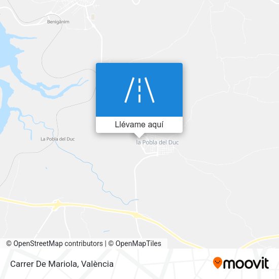 Mapa Carrer De Mariola