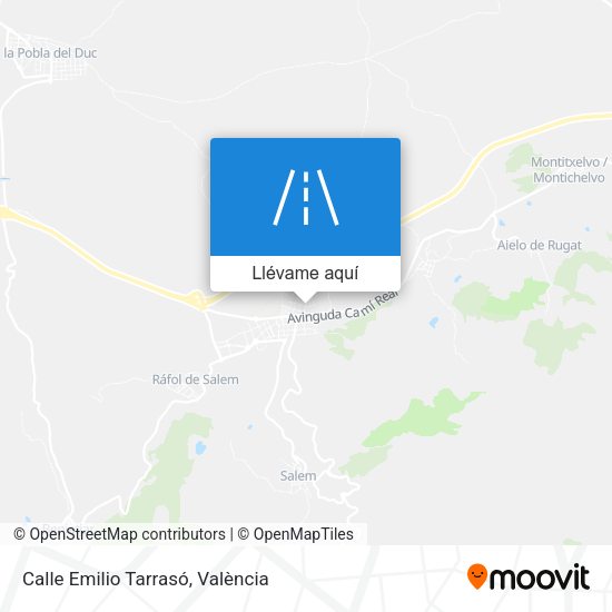 Mapa Calle Emilio Tarrasó
