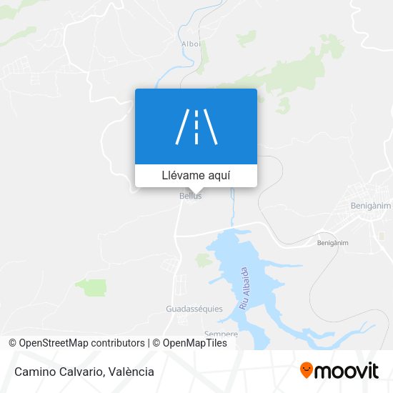 Mapa Camino Calvario
