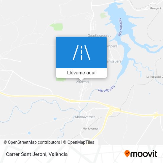 Mapa Carrer Sant Jeroni