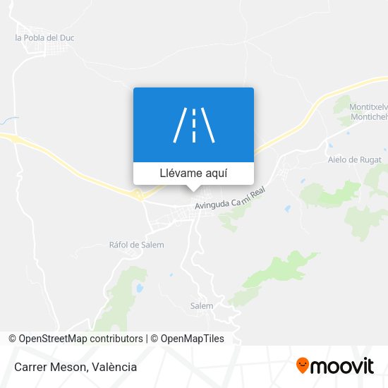 Mapa Carrer Meson