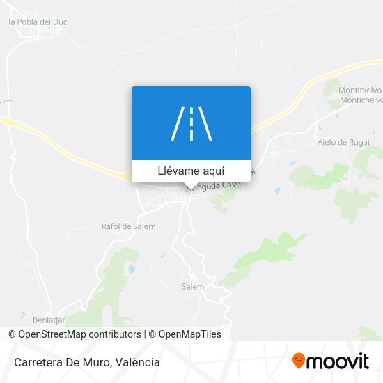 Mapa Carretera De Muro
