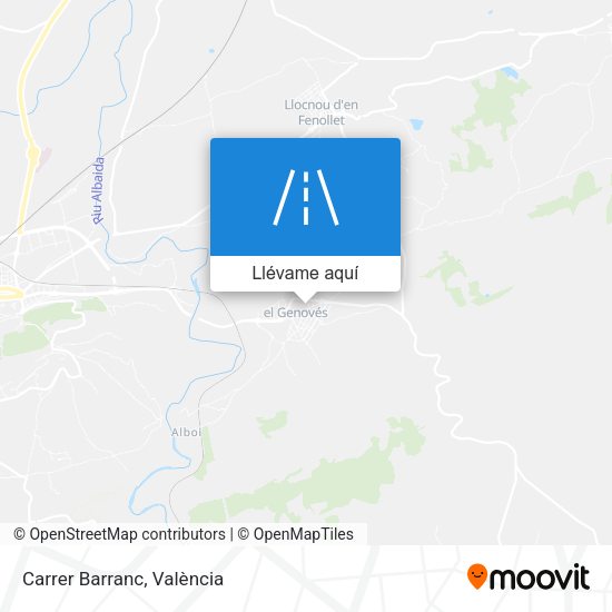 Mapa Carrer Barranc