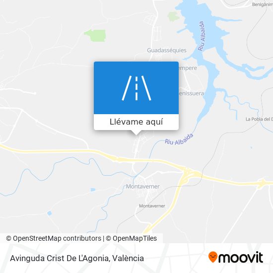Mapa Avinguda Crist De L'Agonia