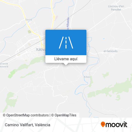 Mapa Camino Vallfart
