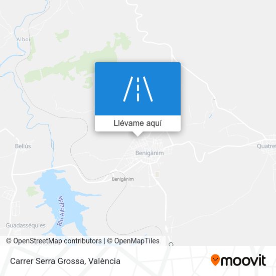 Mapa Carrer Serra Grossa