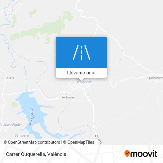 Mapa Carrer Ququerella
