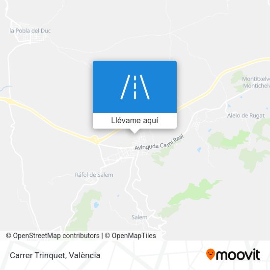 Mapa Carrer Trinquet