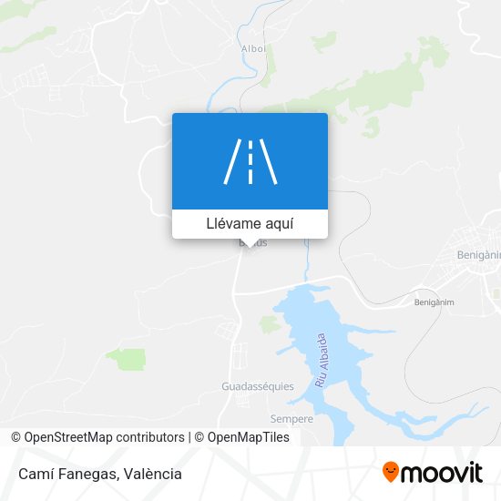 Mapa Camí Fanegas
