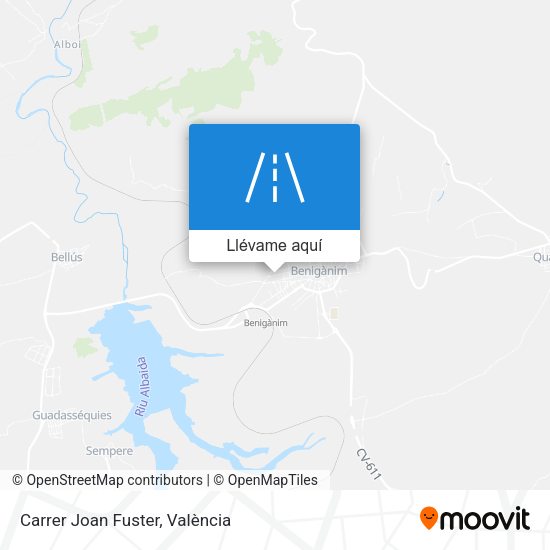 Mapa Carrer Joan Fuster