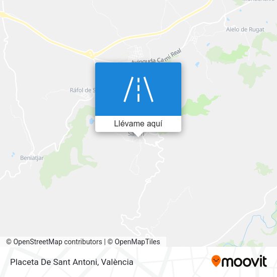 Mapa Placeta De Sant Antoni