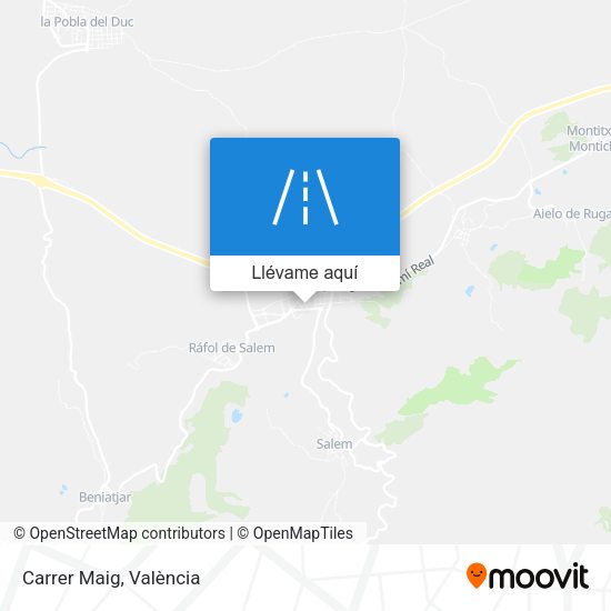 Mapa Carrer Maig