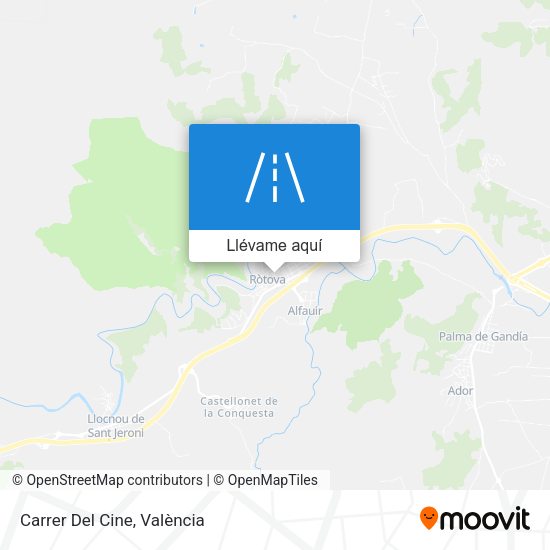 Mapa Carrer Del Cine