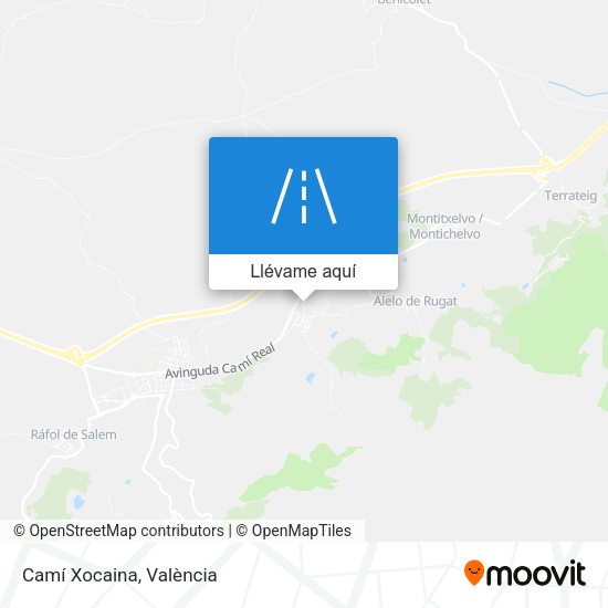 Mapa Camí Xocaina