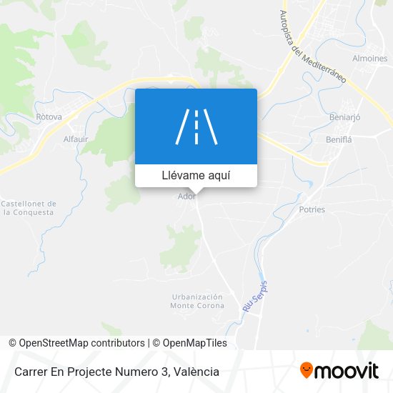 Mapa Carrer En Projecte Numero 3