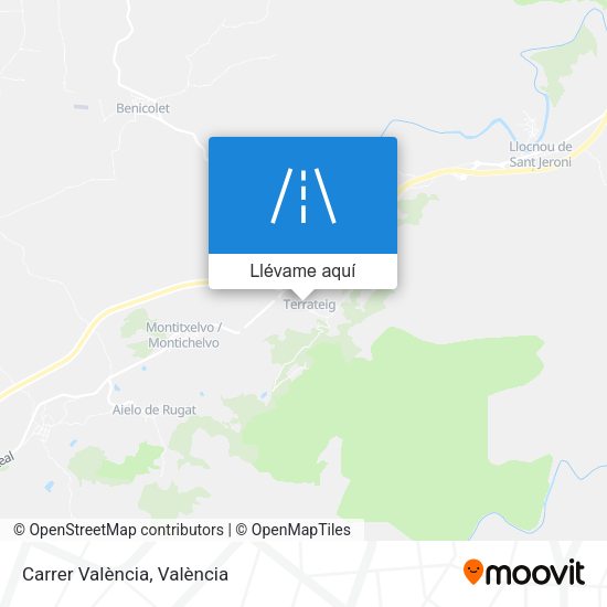 Mapa Carrer València