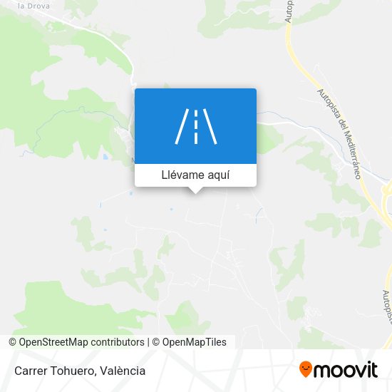 Mapa Carrer Tohuero