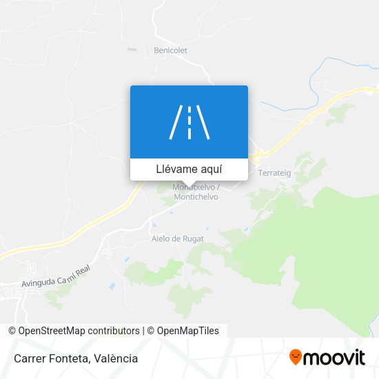 Mapa Carrer Fonteta