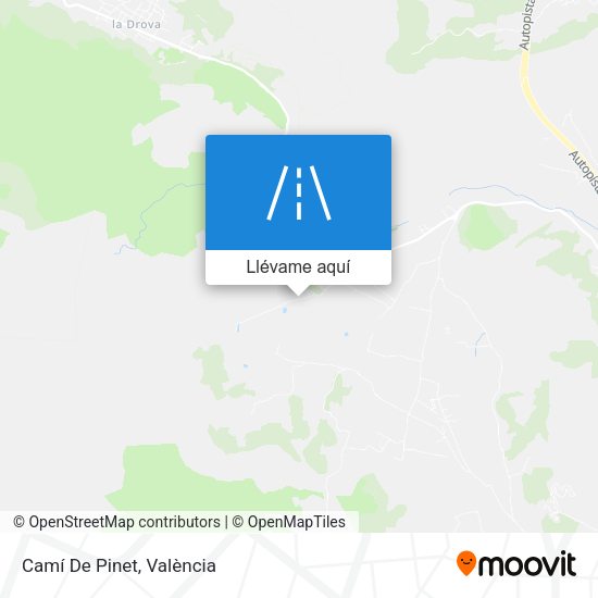 Mapa Camí De Pinet