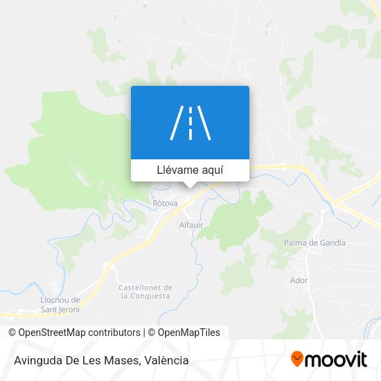 Mapa Avinguda De Les Mases
