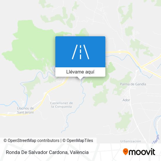 Mapa Ronda De Salvador Cardona