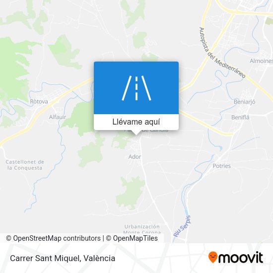 Mapa Carrer Sant Miquel