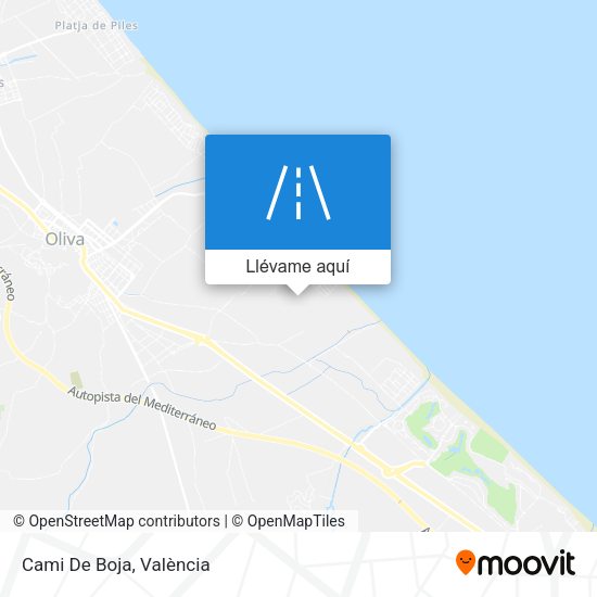 Mapa Cami De Boja