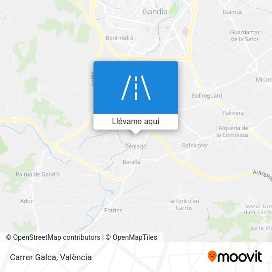Mapa Carrer Galca