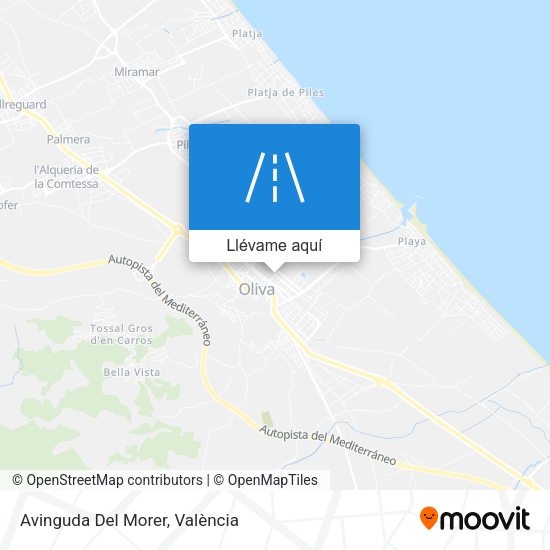 Mapa Avinguda Del Morer