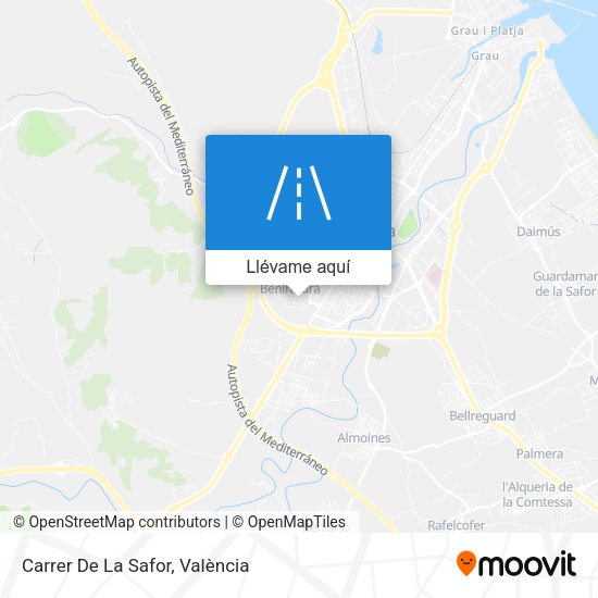 Mapa Carrer De La Safor