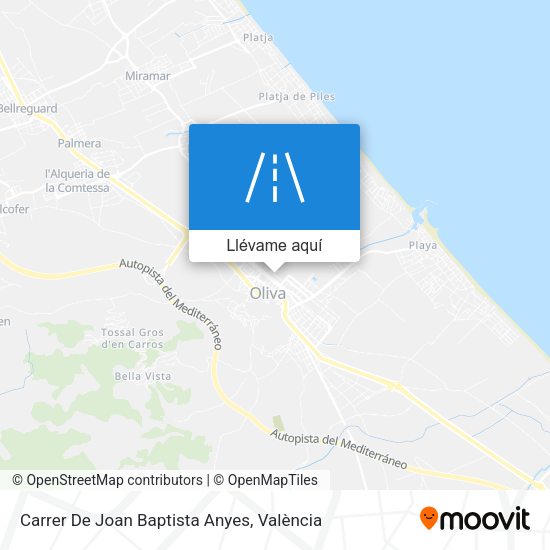 Mapa Carrer De Joan Baptista Anyes