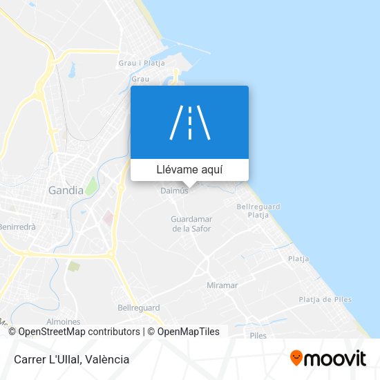 Mapa Carrer L'Ullal