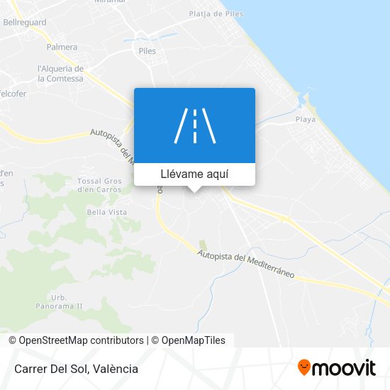 Mapa Carrer Del Sol