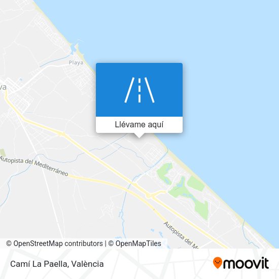 Mapa Camí La Paella