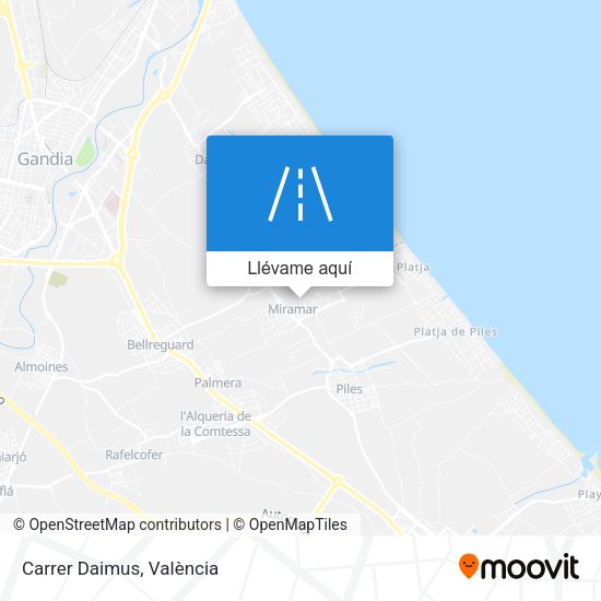 Mapa Carrer Daimus