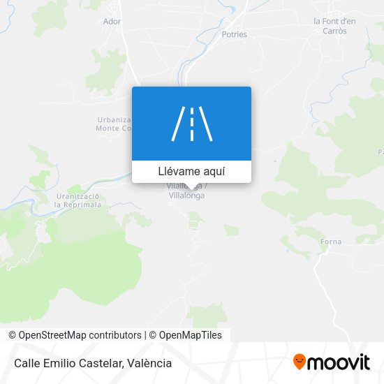 Mapa Calle Emilio Castelar