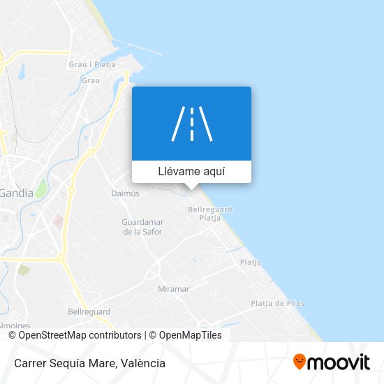 Mapa Carrer Sequía Mare