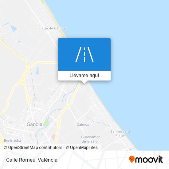 Mapa Calle Romeu