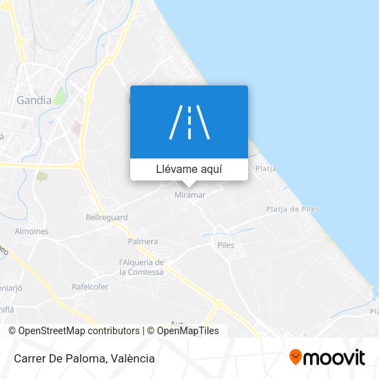 Mapa Carrer De Paloma