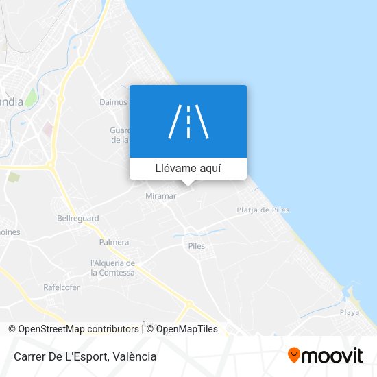 Mapa Carrer De L'Esport