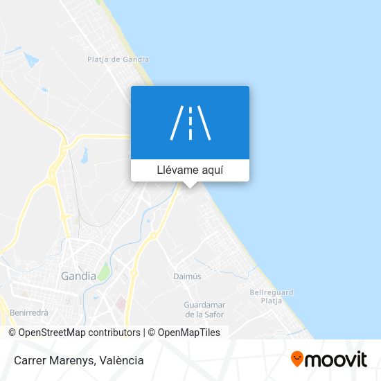 Mapa Carrer Marenys