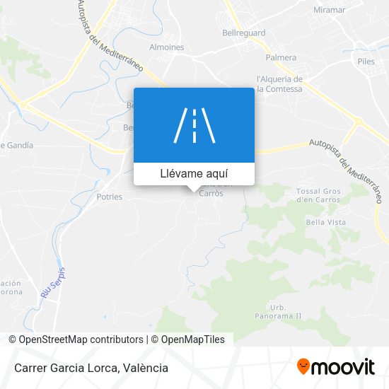 Mapa Carrer Garcia Lorca