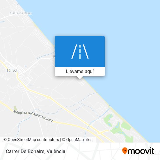 Mapa Carrer De Bonaire